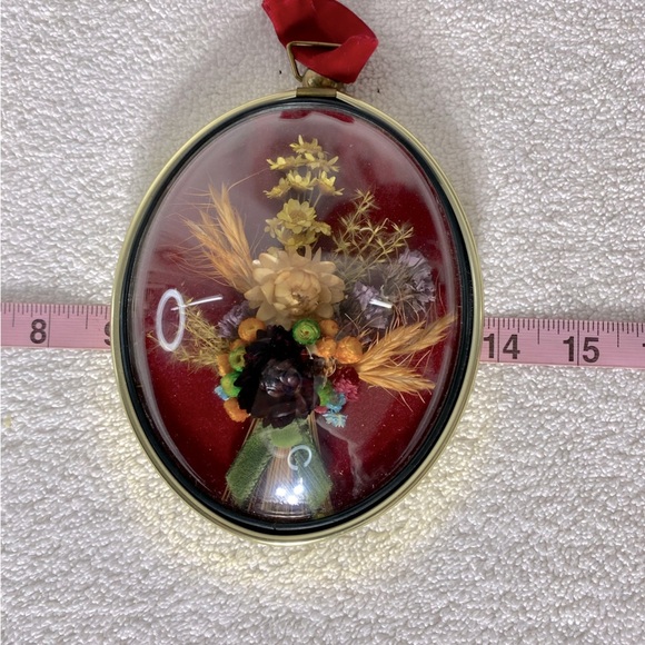 Vintage Cideart Dried Floral 3D Wall Art - Picture 3 of 13